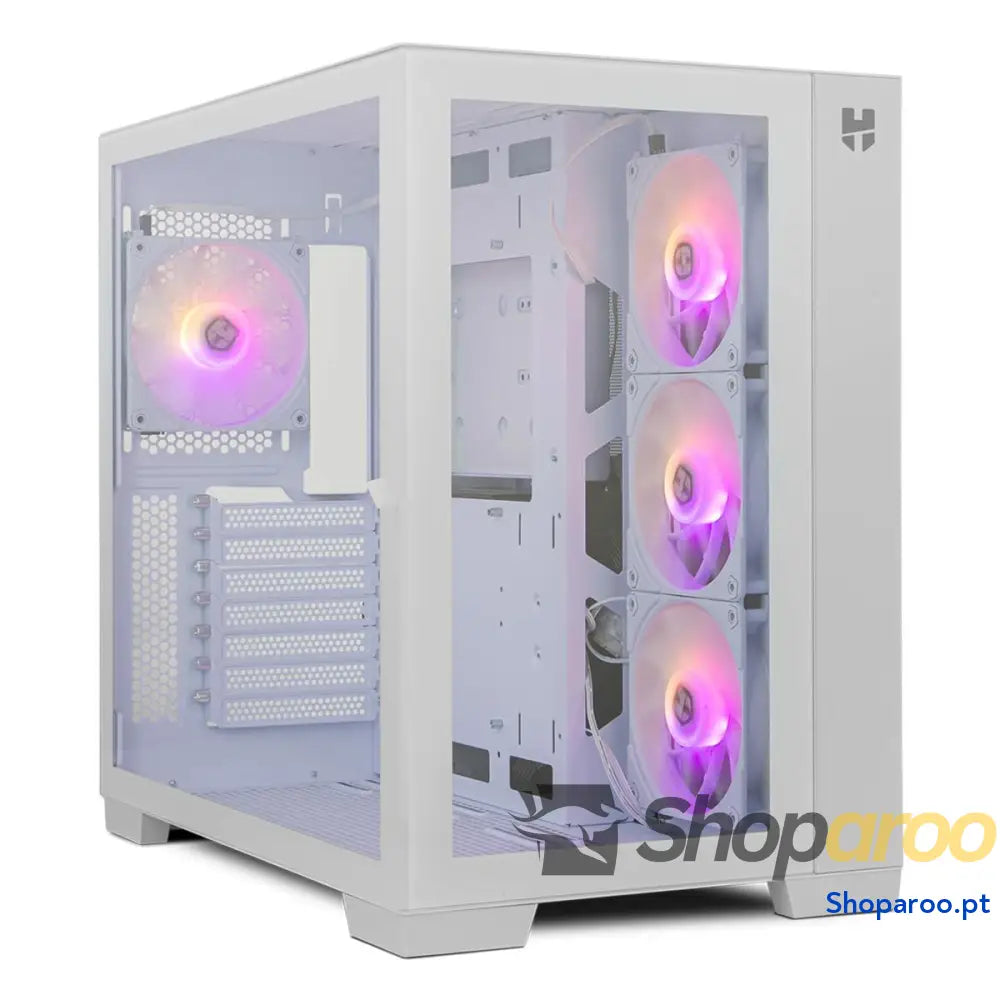 Caixa Semitorre ATX Nox-Xtreme NXHUMMERASTRAWH Branco LED RGB