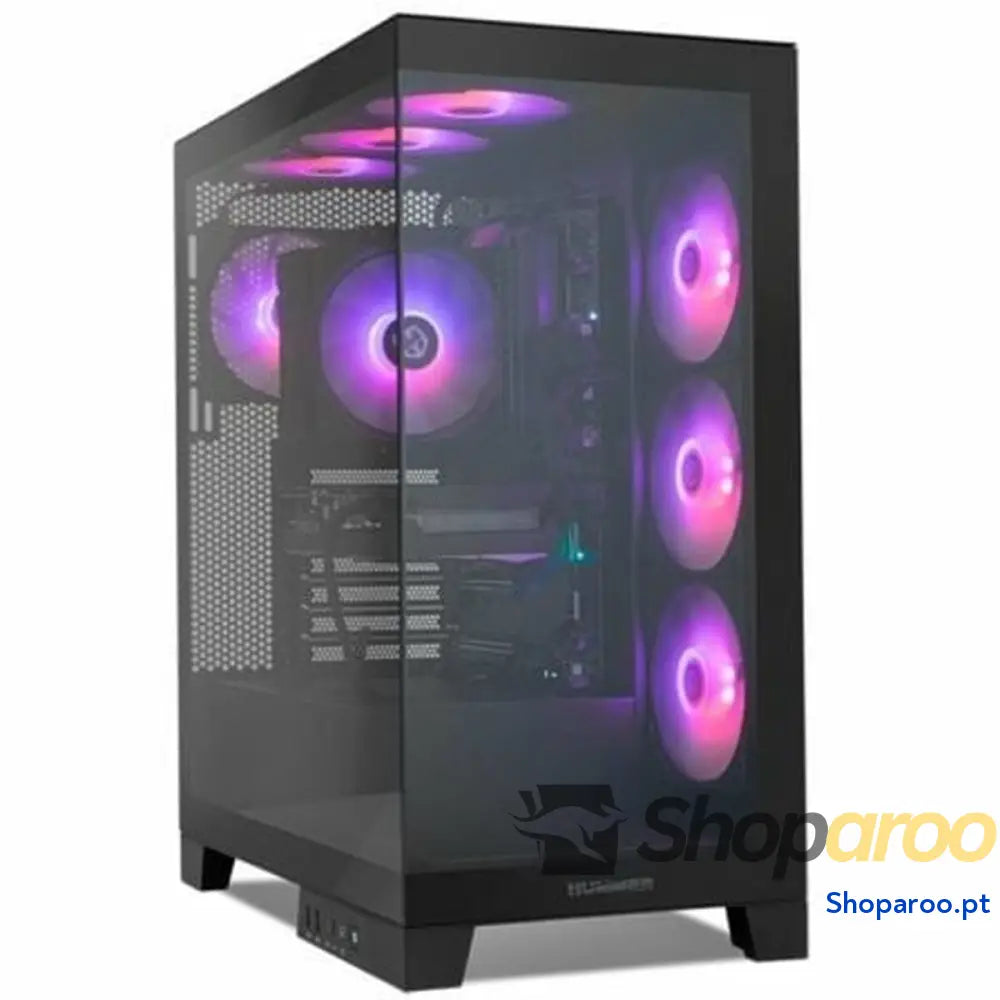 Caixa Semitorre ATX Nox-Xtreme NXHUMMERGLOCKBK Preto