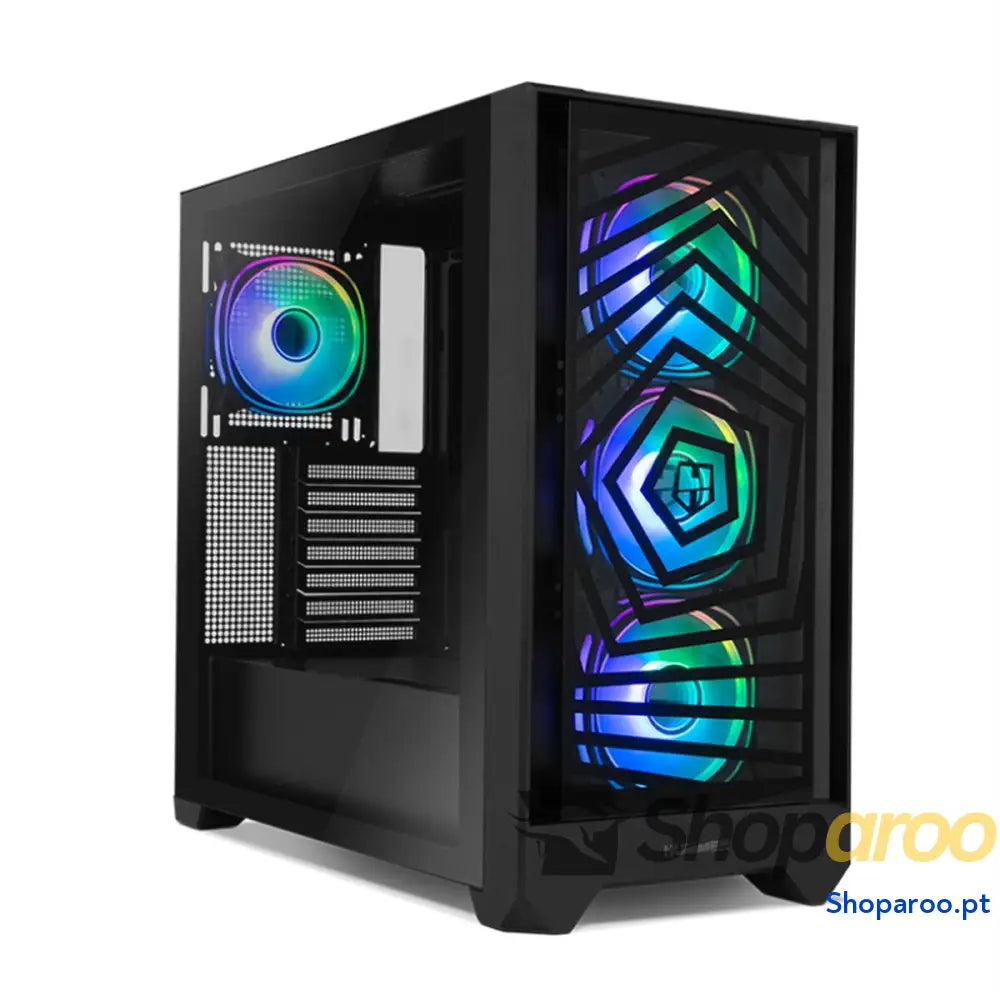 Caixa Semitorre ATX Nox-Xtreme NXHUMMERPLASMA Preto