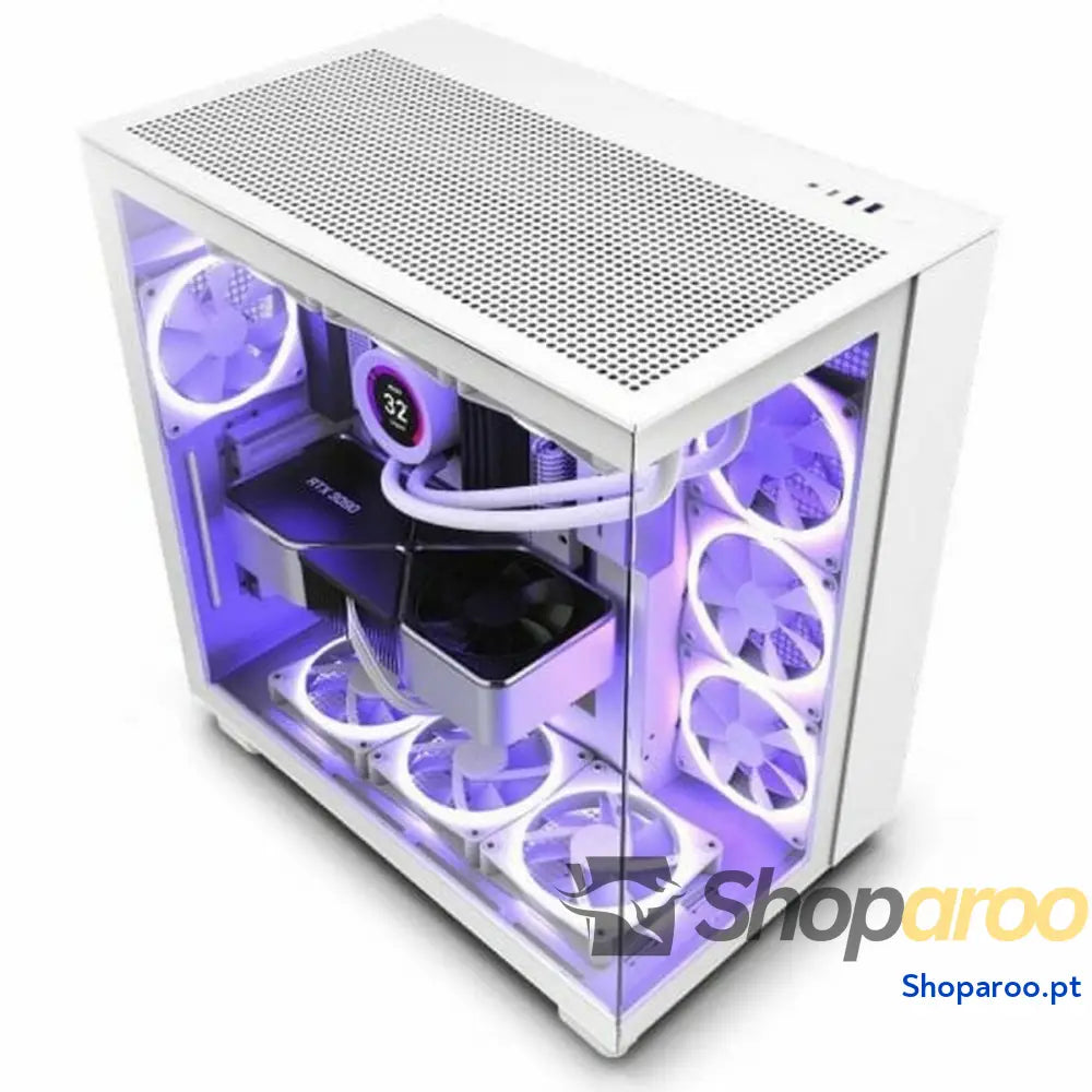 Caixa Semitorre ATX NZXT H9 All Branco