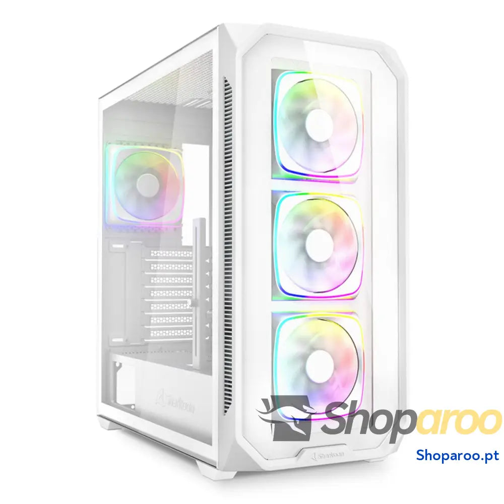 Caixa Semitorre ATX Sharkoon AK5G RGB Branco