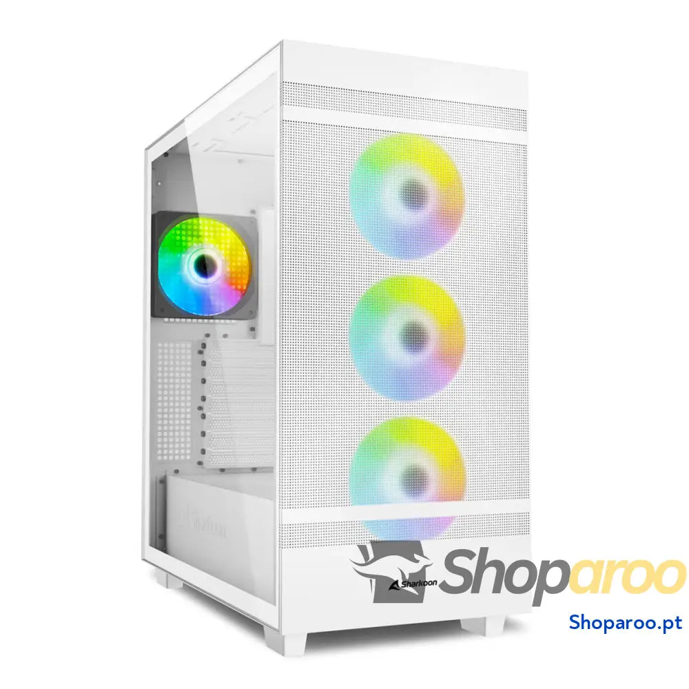 Caixa Semitorre ATX Sharkoon Rebel C50 RGB ATX Branco