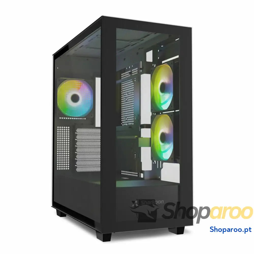 Caixa Semitorre ATX Sharkoon Rebel C60 Preto