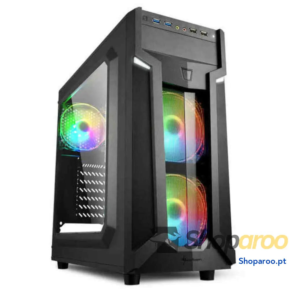 Caixa Semitorre ATX Sharkoon VG6-W RGB Preto
