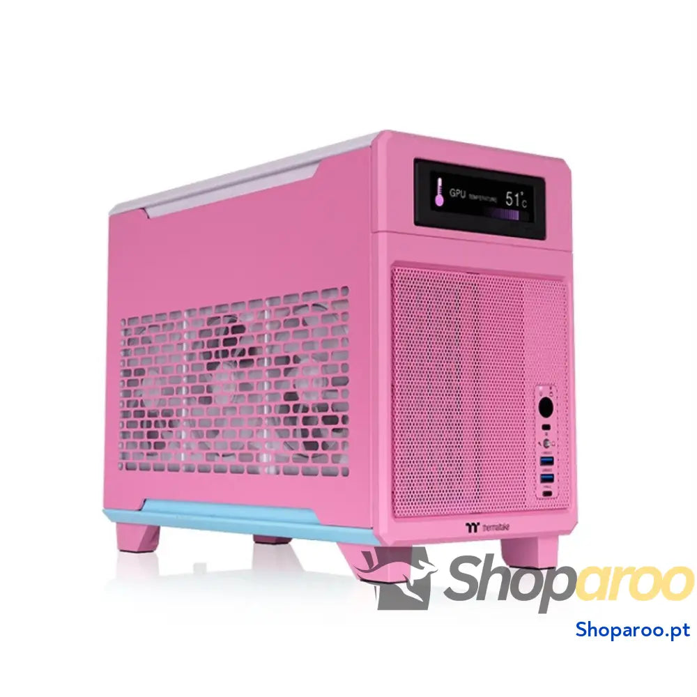 Caixa Semitorre ATX THERMALTAKE CA-11A-00SANN-00 Cor de Rosa