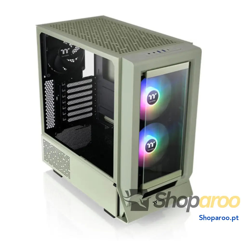 Caixa Semitorre ATX THERMALTAKE Ceres 350 MX Verde