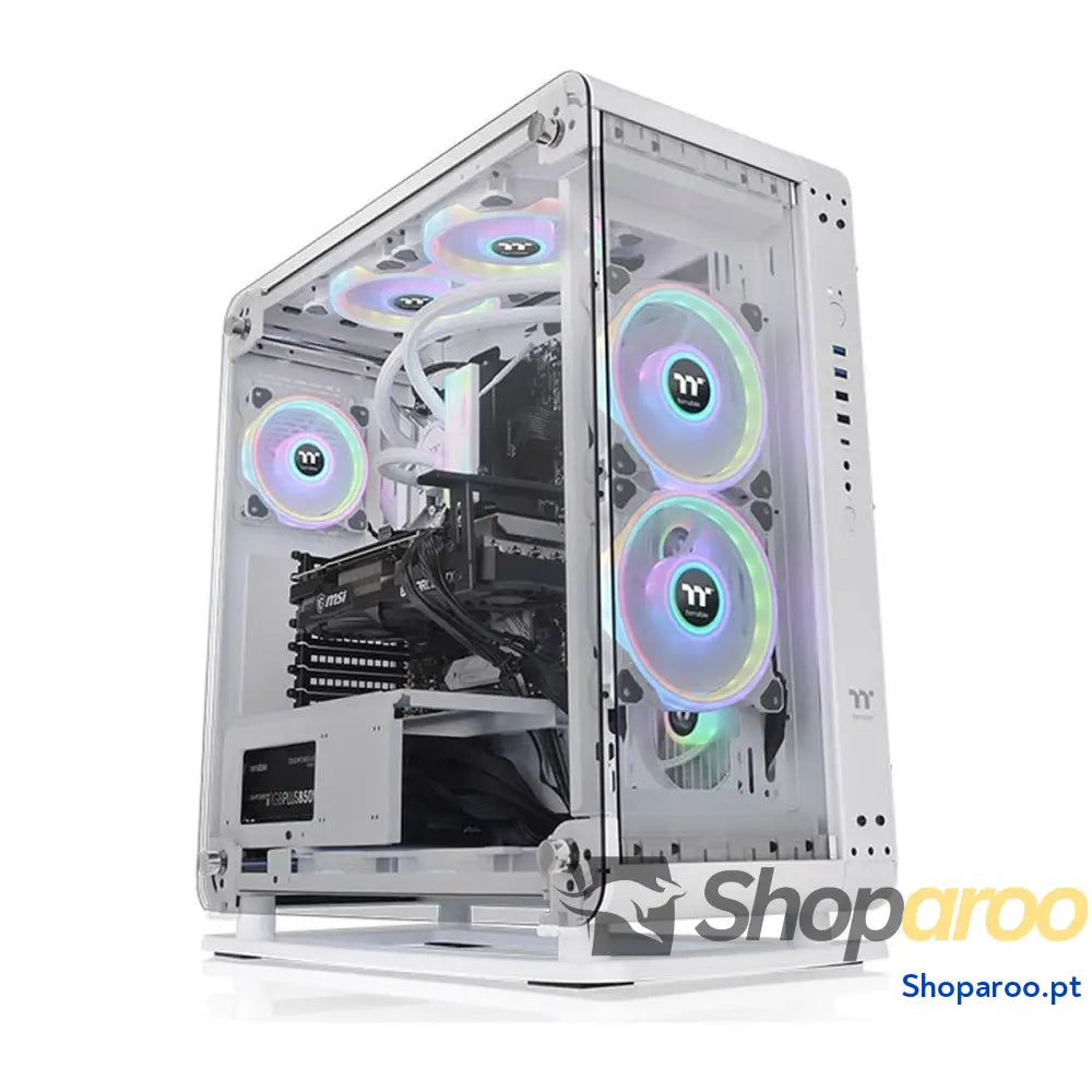 Caixa Semitorre ATX THERMALTAKE Core P6 TG Snow Branco