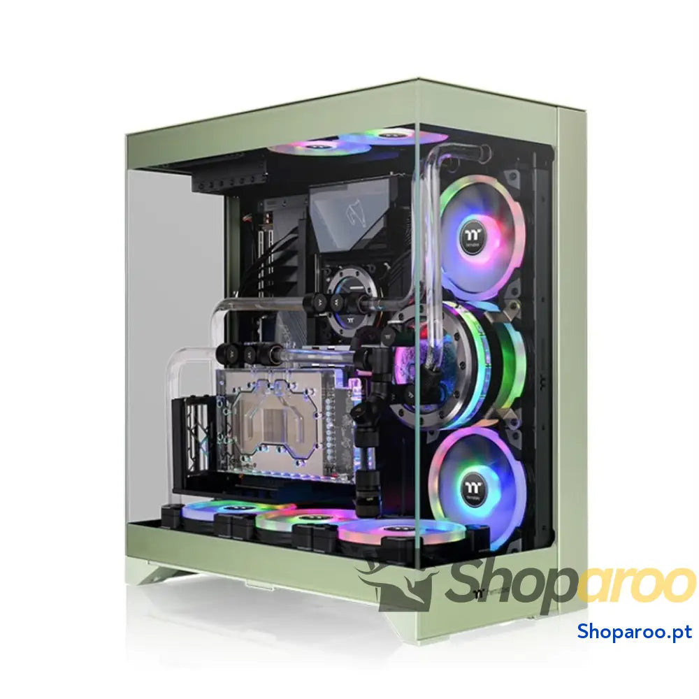 Caixa Semitorre ATX THERMALTAKE CTE E550 TG Verde