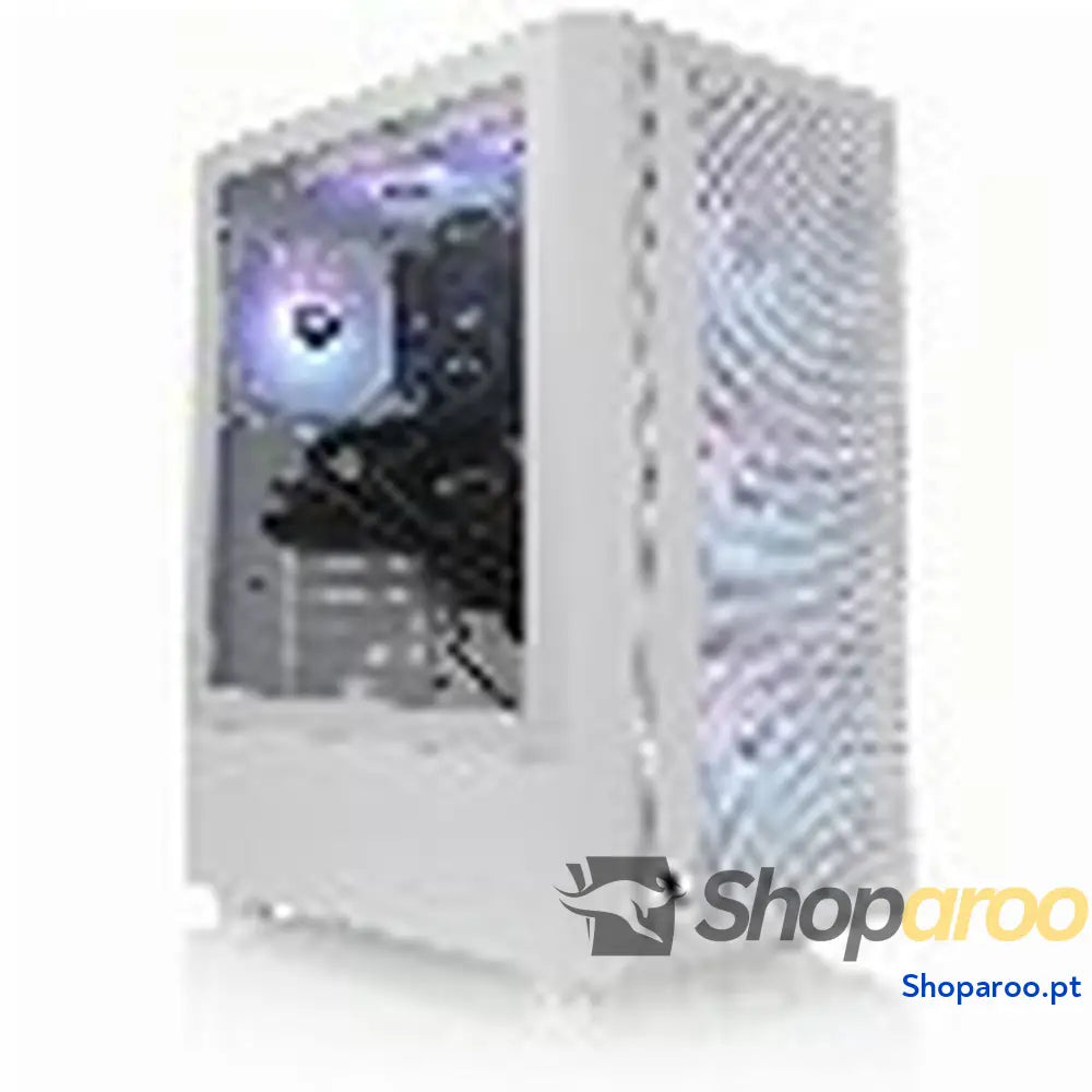 Caixa Semitorre ATX THERMALTAKE S200 TG ARGB Branco