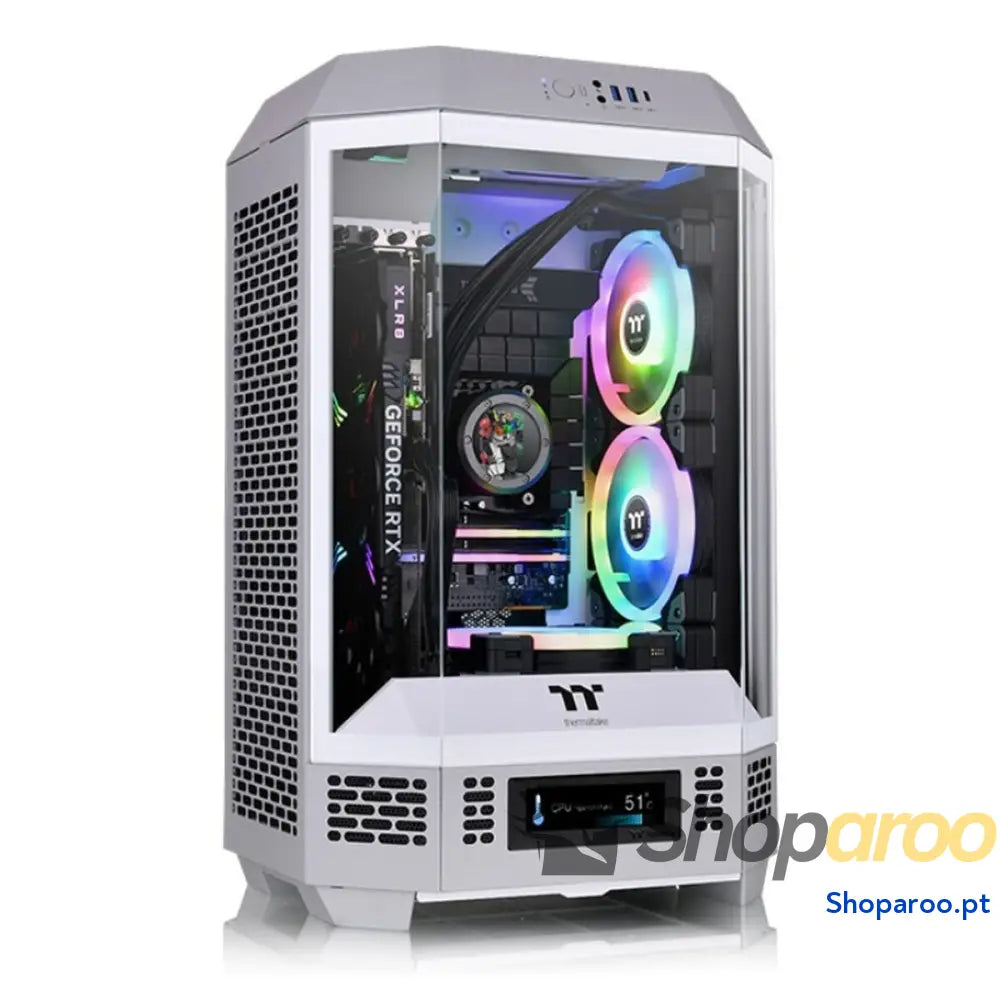 Caixa Semitorre ATX THERMALTAKE Tower 300 Limestone