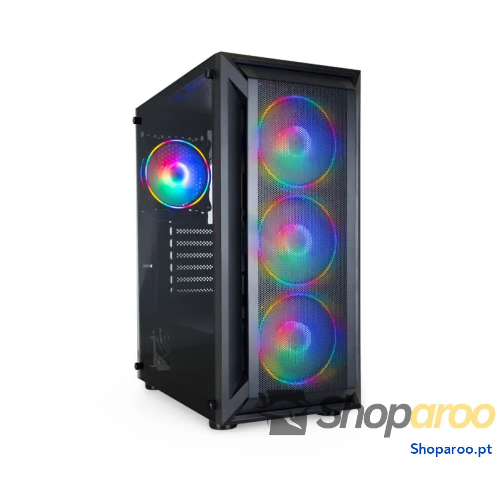 Caixa Semitorre ATX TooQ TQGCC101-B Preto