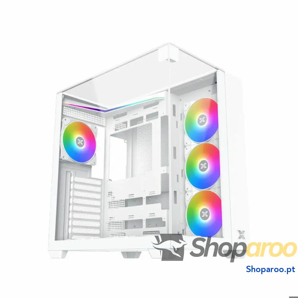 Caixa Semitorre ATX XIGMATEK Aqua V Blanco