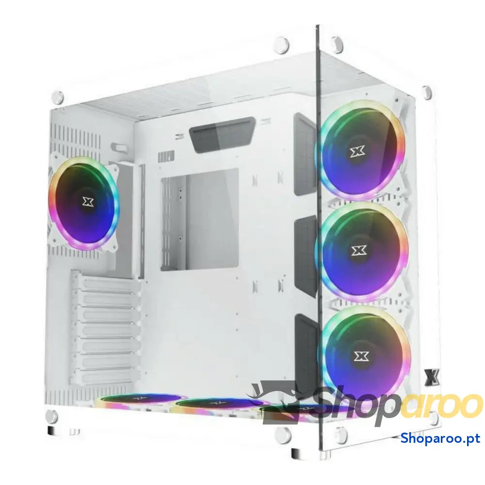 Caixa Semitorre ATX XIGMATEK Branco Preto