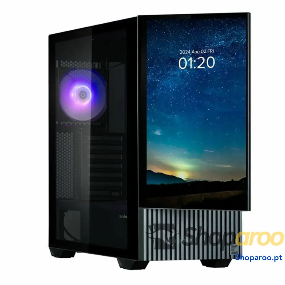 Caixa Semitorre ATX Zalman E-AT Preto