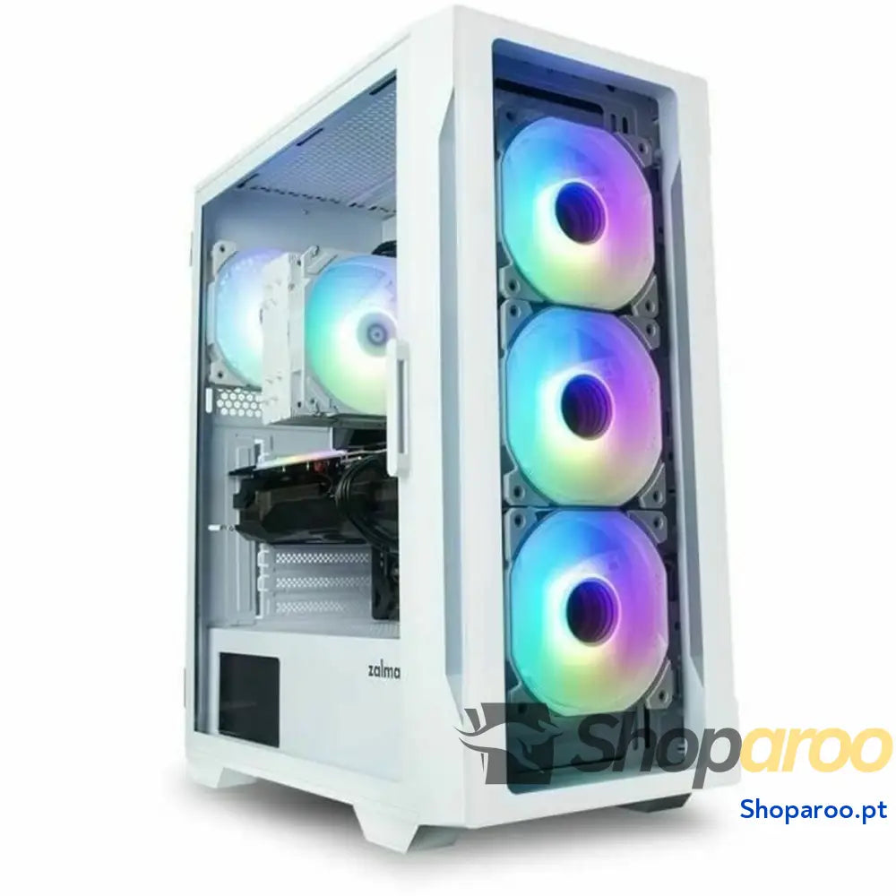 Caixa Semitorre ATX Zalman I3 NEO TG WHITE Branco