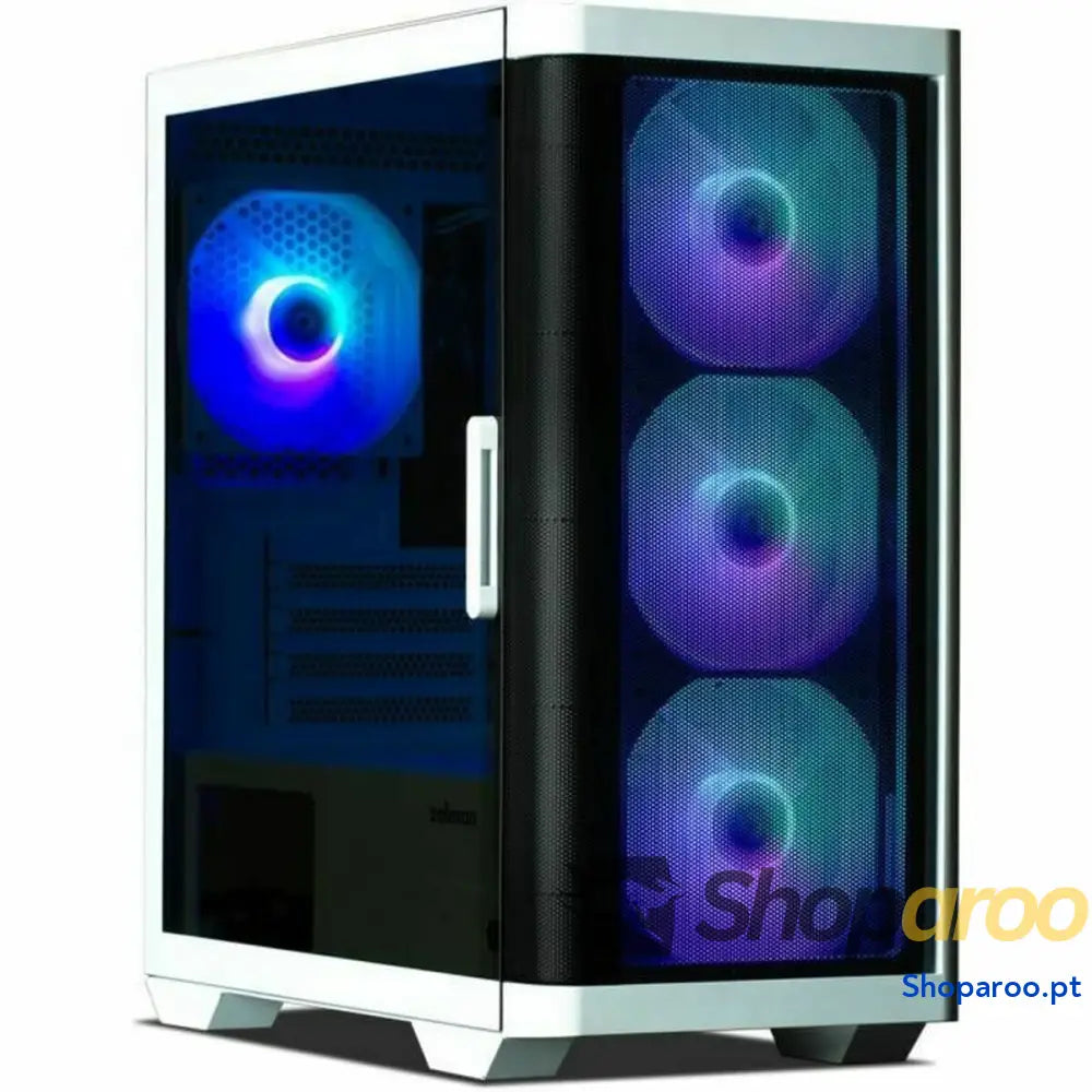Caixa Semitorre ATX Zalman M4 WHITE Branco Preto
