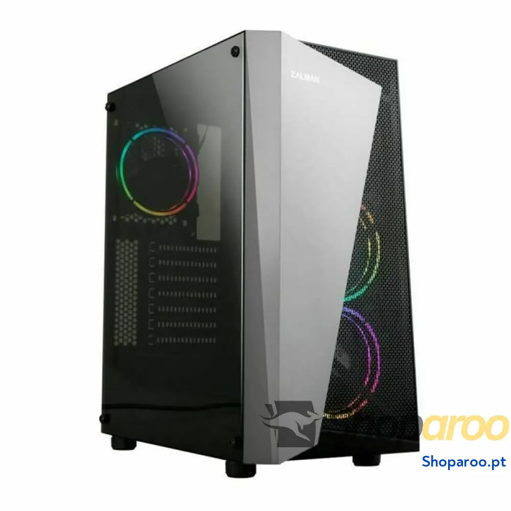 Caixa Semitorre ATX Zalman S4 Plus Preto