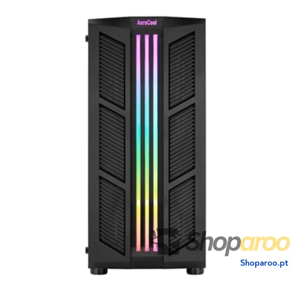 Caixa Semitorre Micro ATX / ATX/ ITX Aerocool Prime Preto RGB