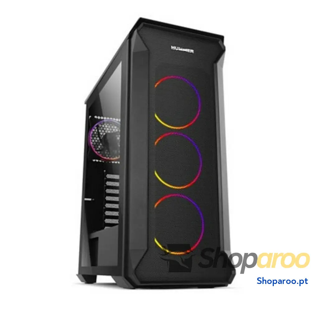 Caixa Semitorre Micro ATX / Mini ITX / ATX Nox-Xtreme Hummer Quantum Preto