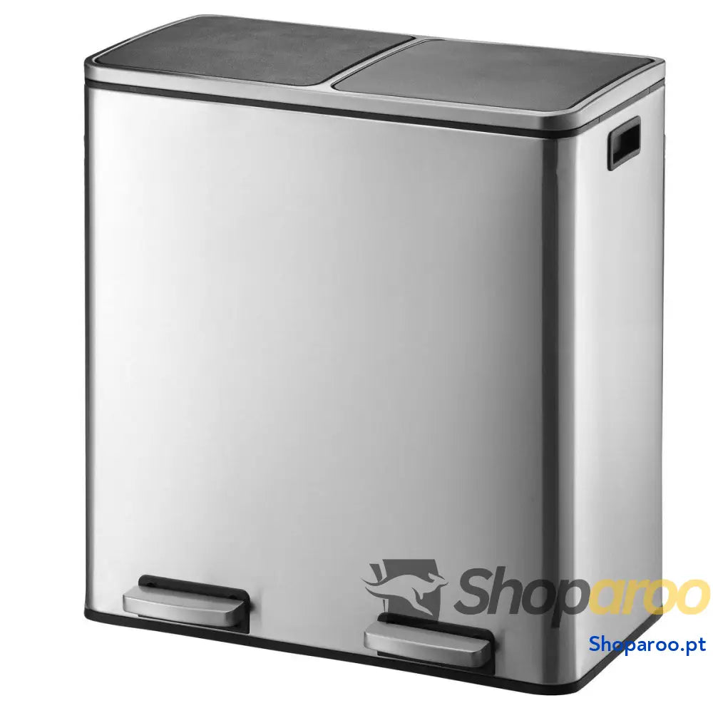 Caixote de Lixo para Reciclagem Kitchen Move Aço inoxidável (30 L x 2)