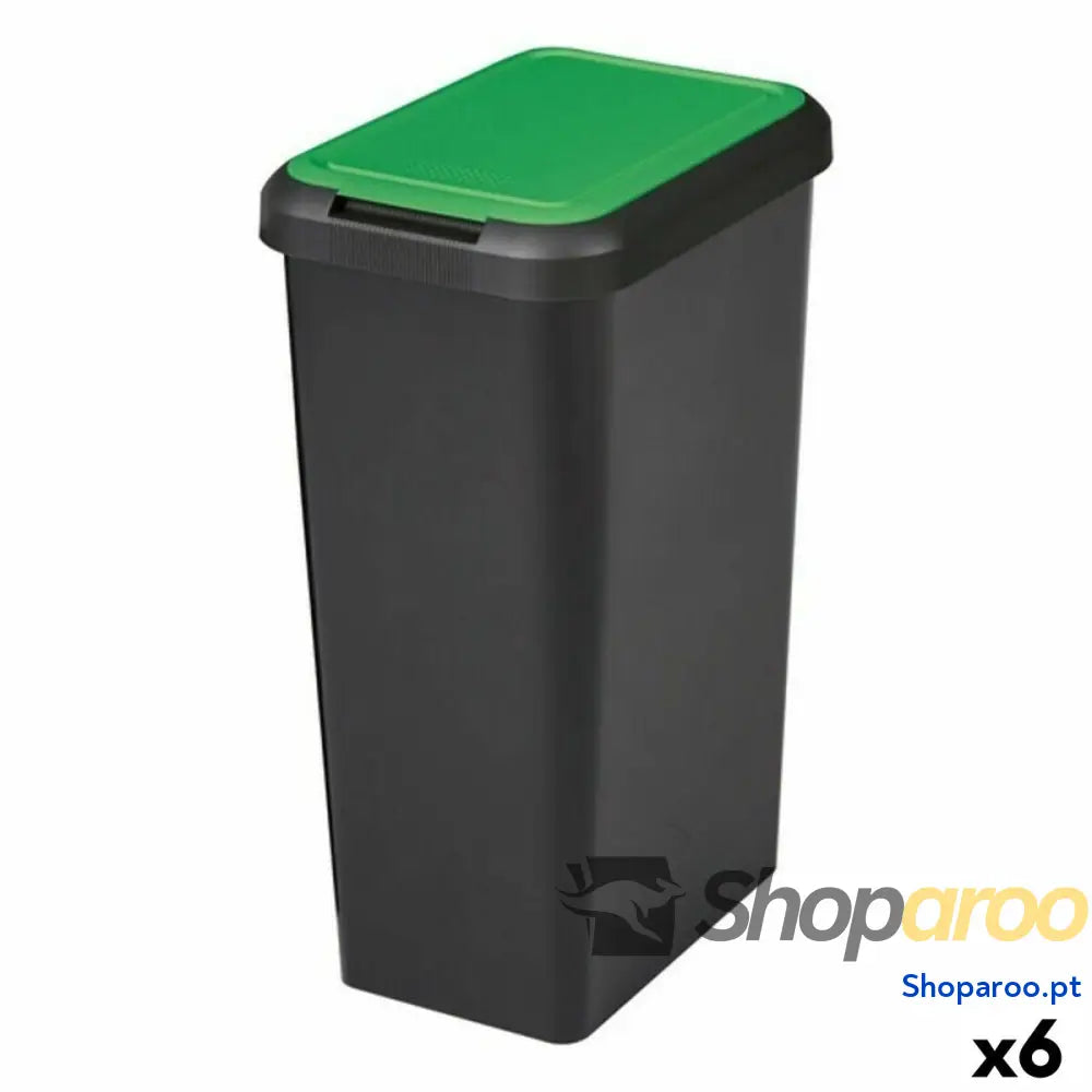 Caixote de Lixo para Reciclagem Tontarelli IN7309 (6 Unidades) (29,2 x 39,2 x 59,6 cm)