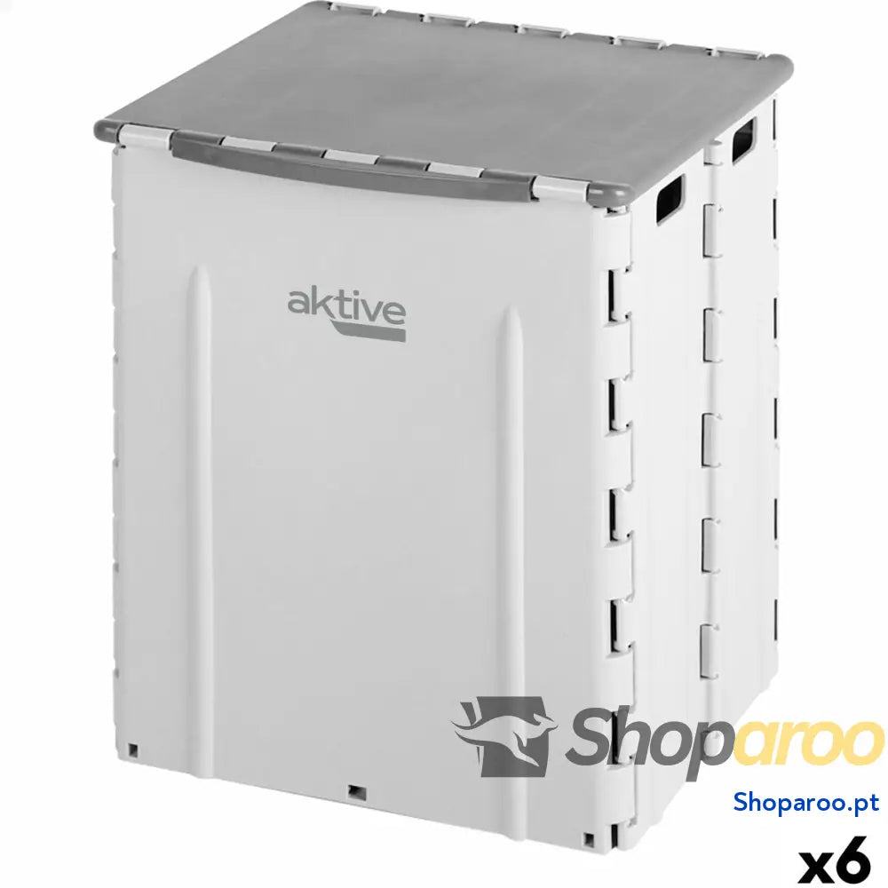 Caixote do lixo Aktive Polipropileno TPR 31 x 38 x 27 cm (6 Unidades)