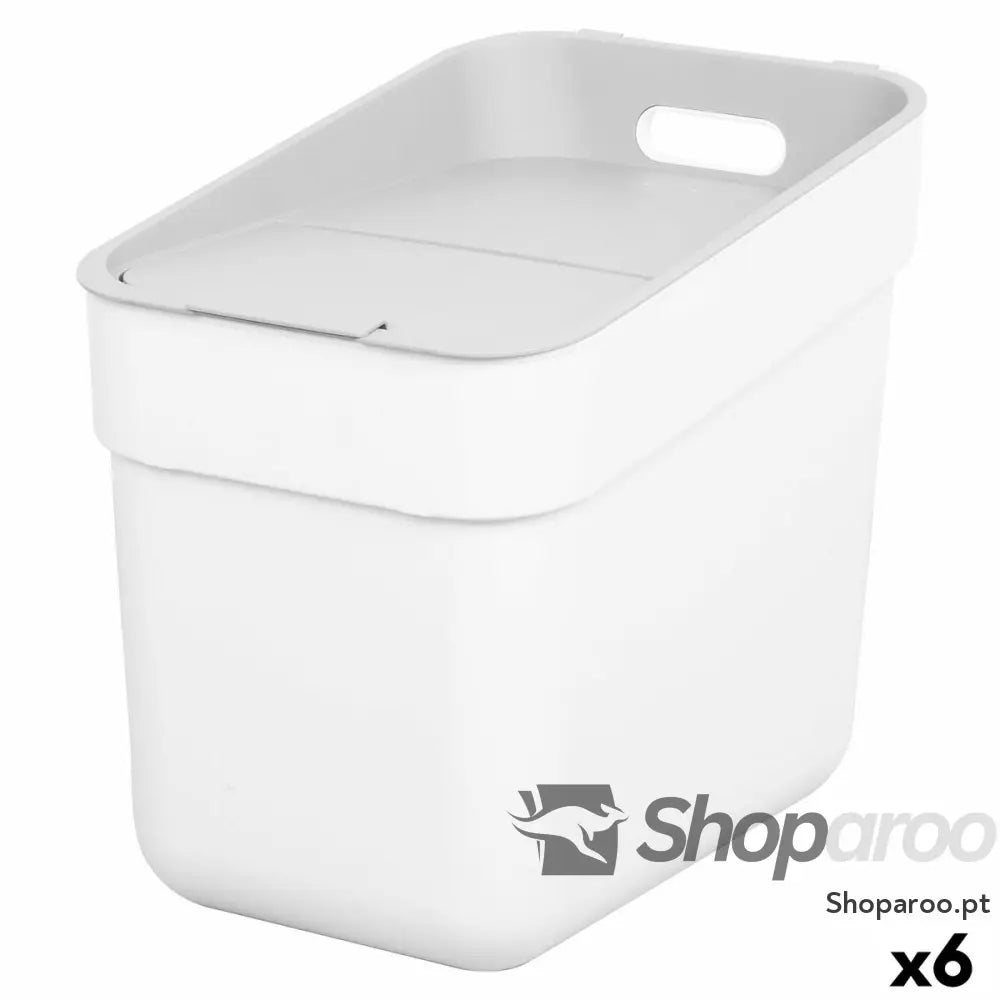 Caixote do lixo Curver Branco Plástico 20 L (6 Unidades)