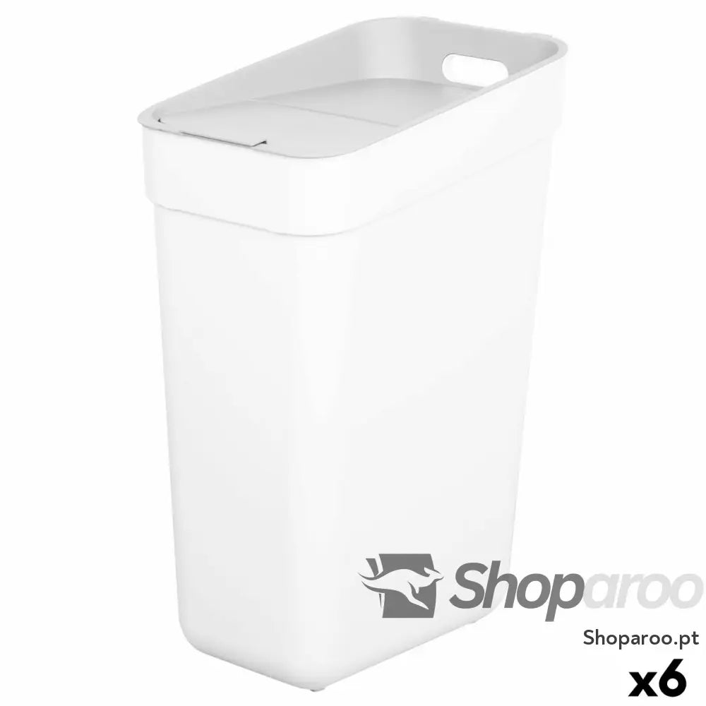 Caixote do lixo Curver Branco Plástico 30 L (6 Unidades)