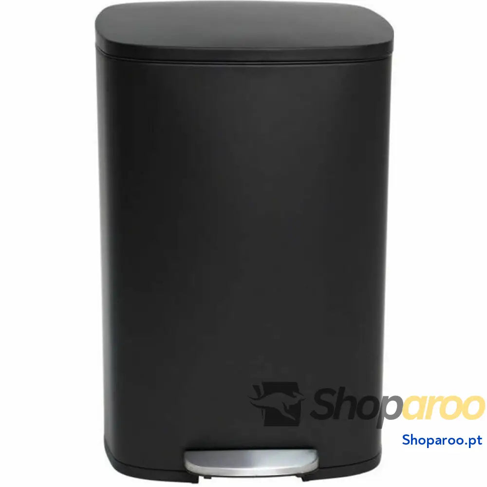 Caixote do lixo Kitchen Move 50 L Preto Preto mate Metal