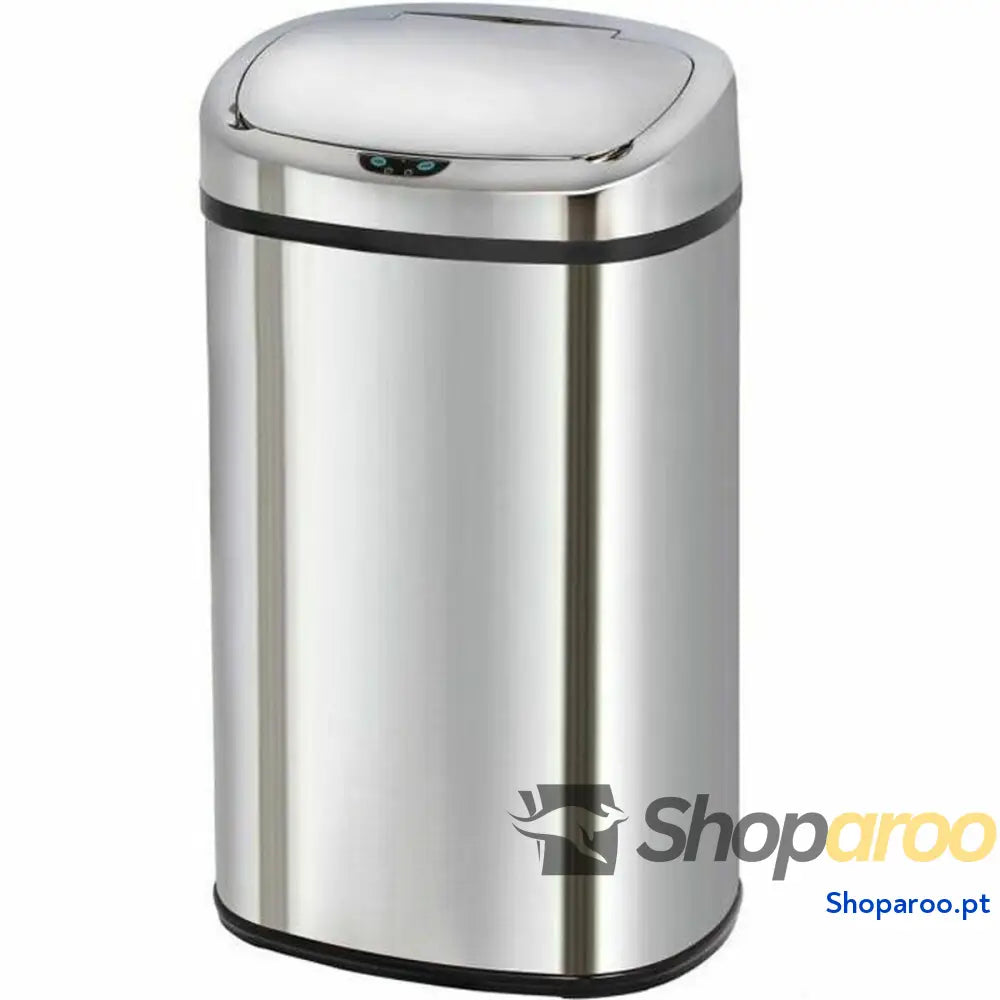 Caixote do lixo Kitchen Move Majestic Automático Preto Aço inoxidável ABS 68 L