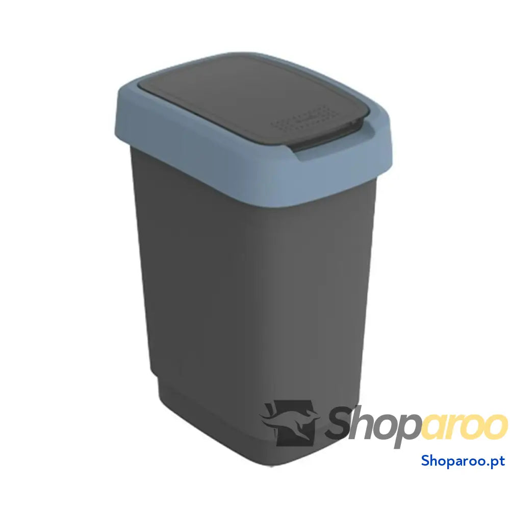 Caixote do lixo Rotho Twist Blue Azul Plástico 10 L