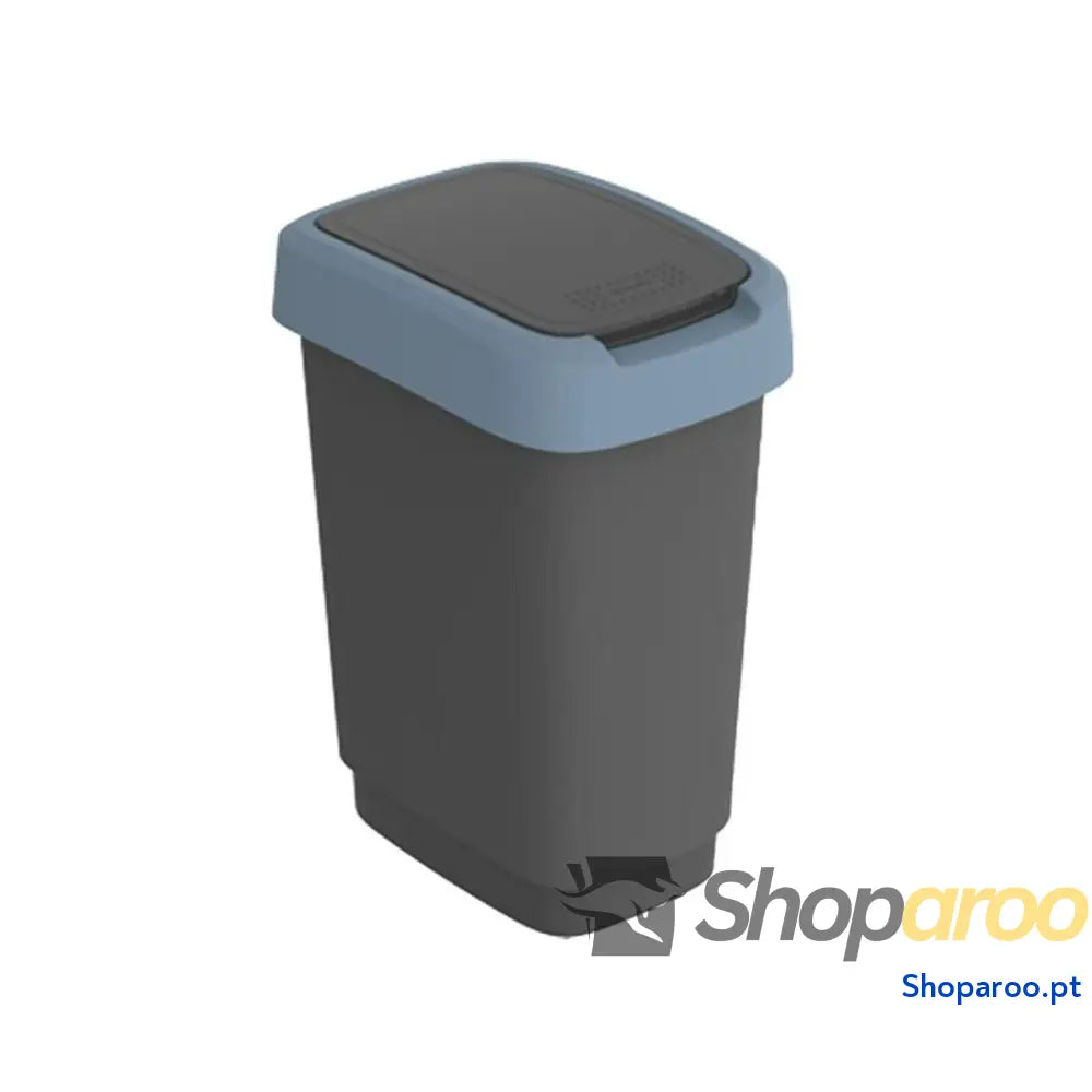 Caixote do lixo Rotho Twist Blue Azul Plástico 25 L