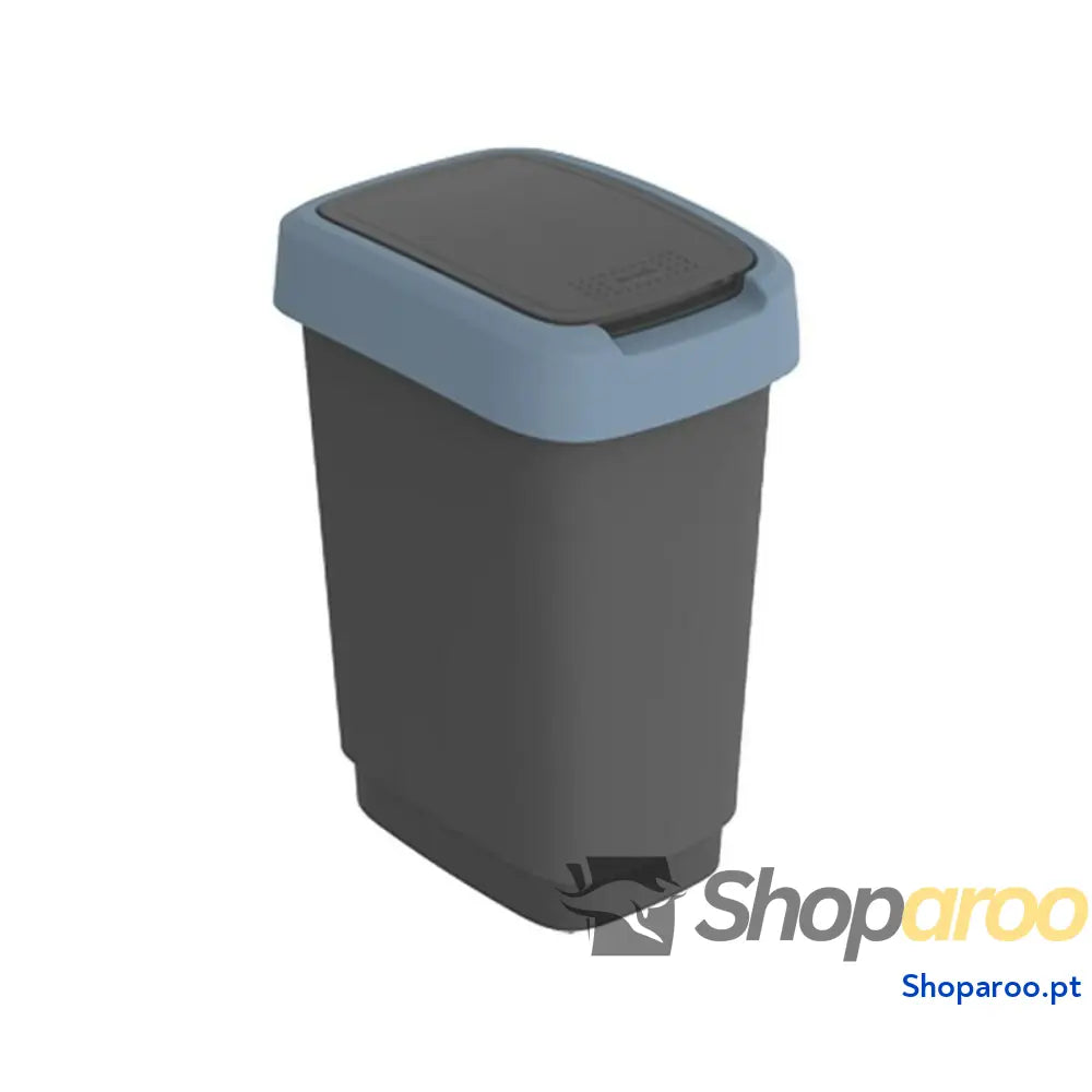 Caixote do lixo Rotho Twist Blue Azul Plástico 50 L