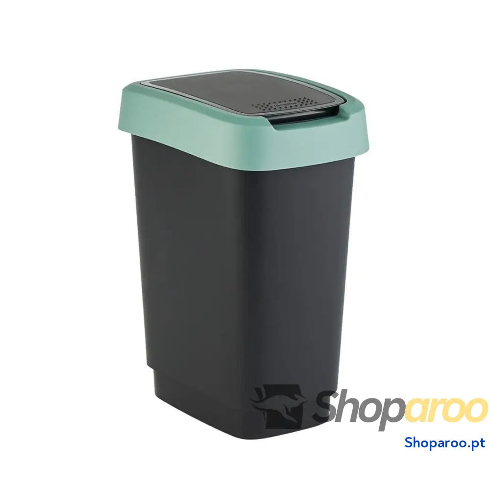Caixote do lixo Rotho Twist Green Verde Plástico 25 L