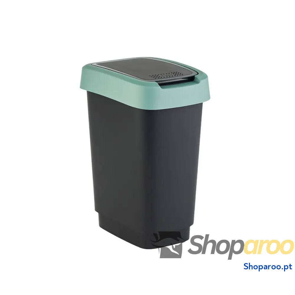 Caixote do lixo Rotho Twist Green Verde Plástico 50 L