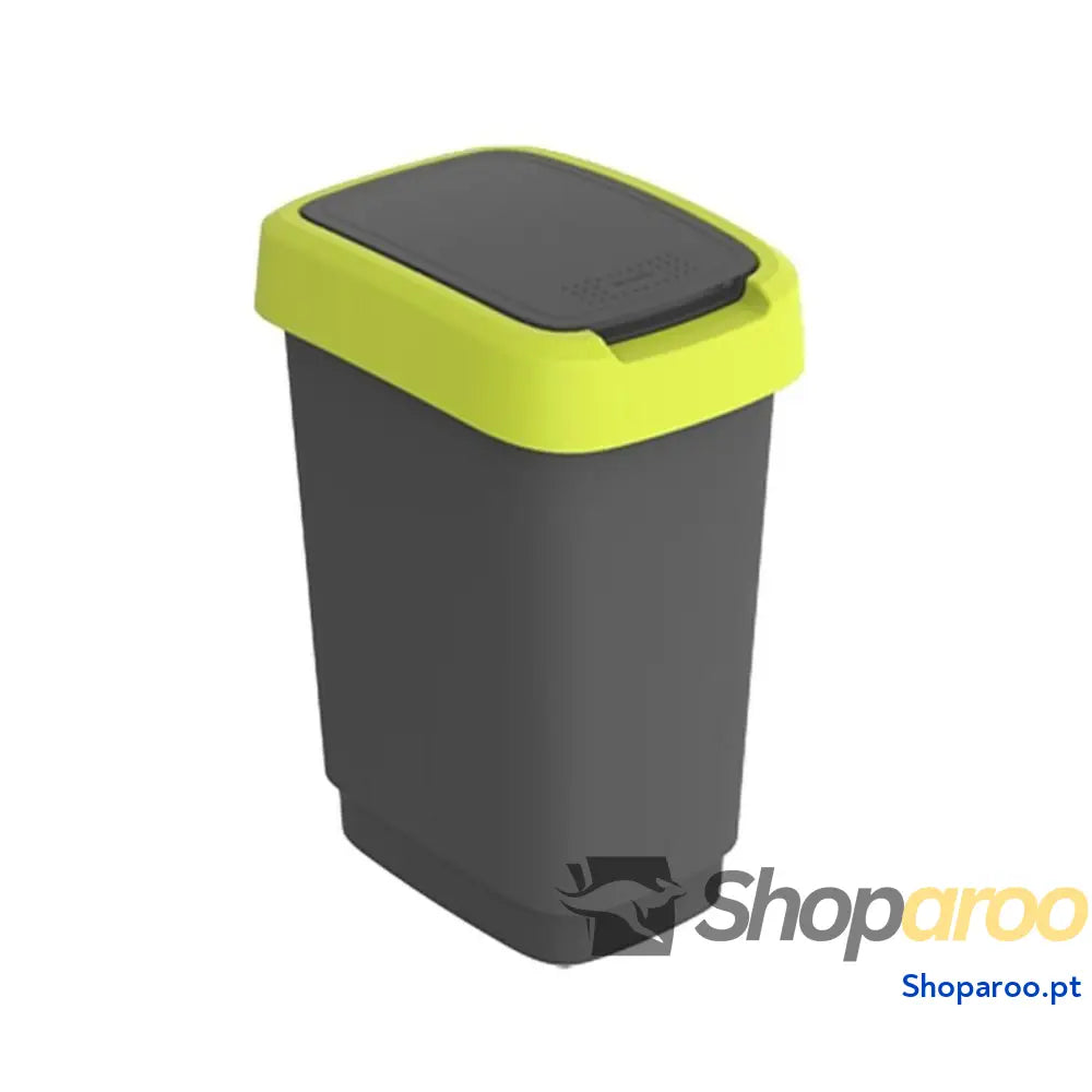 Caixote do lixo Rotho Twist Lime Plástico 10 L