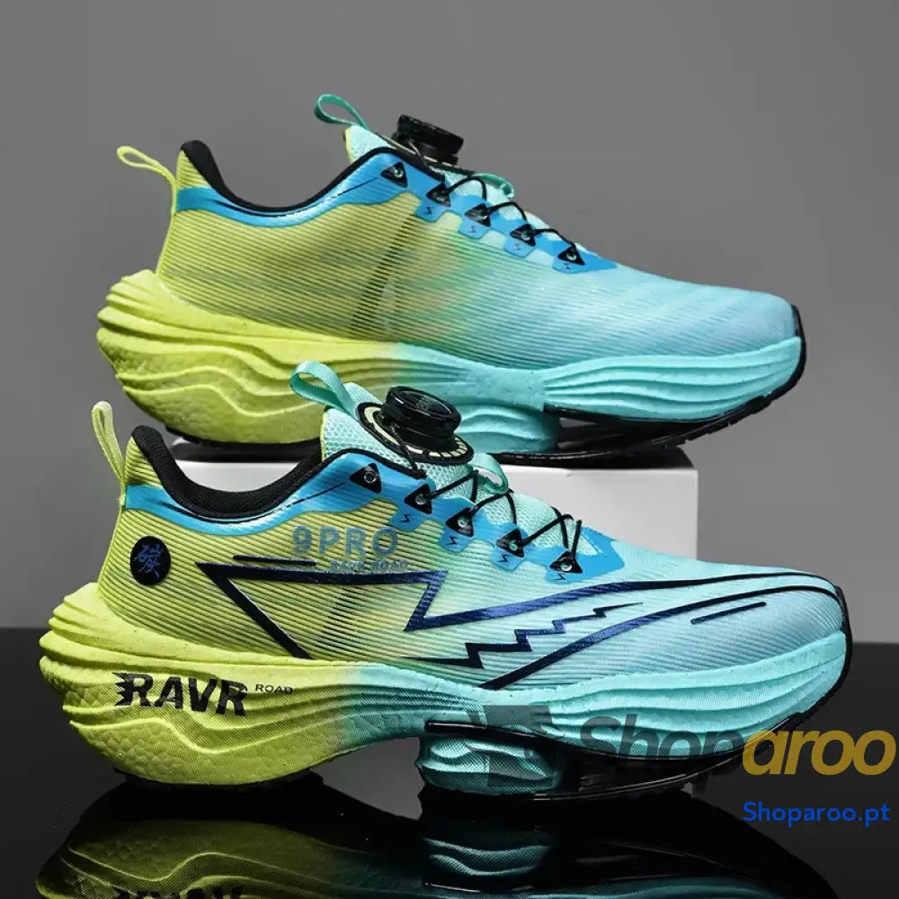 Calçado desportivo de corrida masculino com placa carbono LETCOMFIT