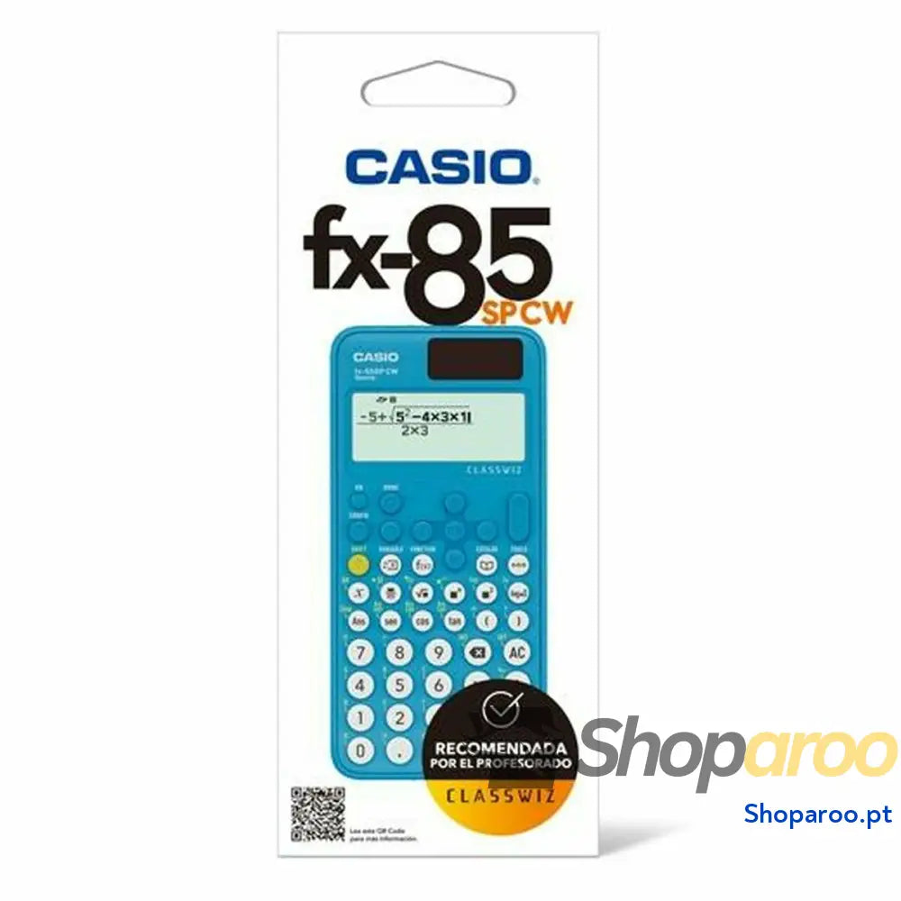 Calculadora Casio Azul Plástico