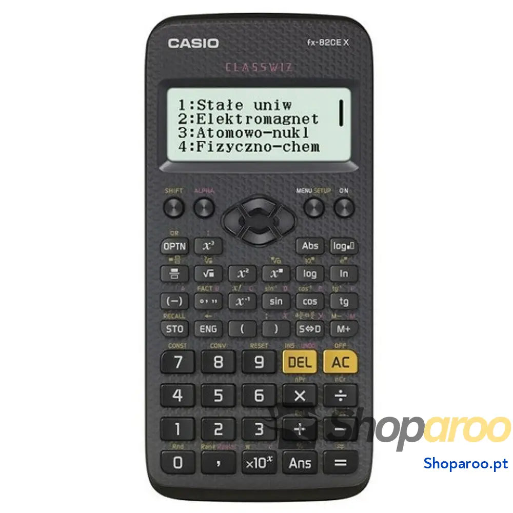 Calculadora Casio FX-82CEX Preto Plástico 7 x 16,5 x 14 cm
