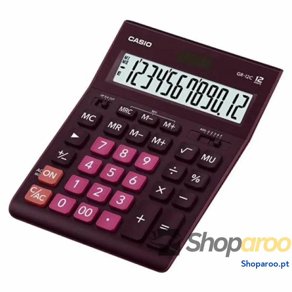 Calculadora Casio GR-12C-WR-W-EP Resina