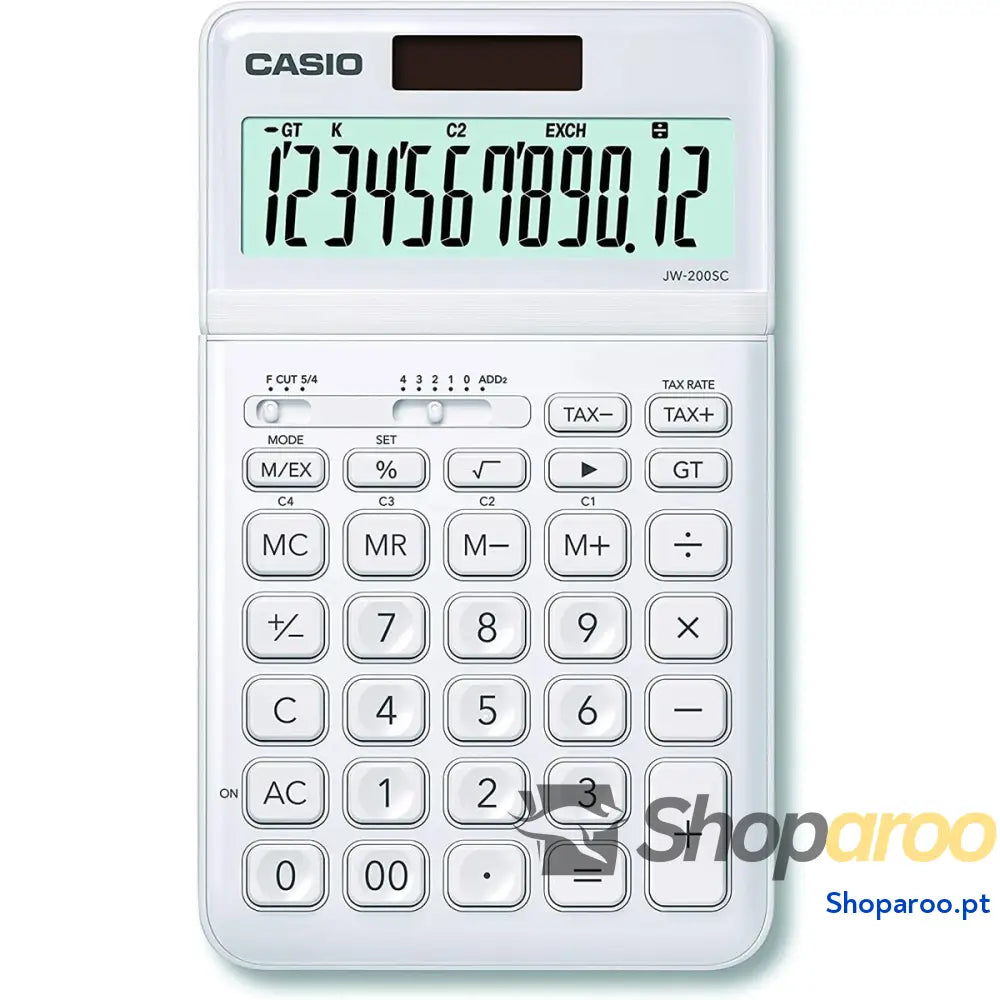 Calculadora Casio JW-200SC-WE Branco Plástico
