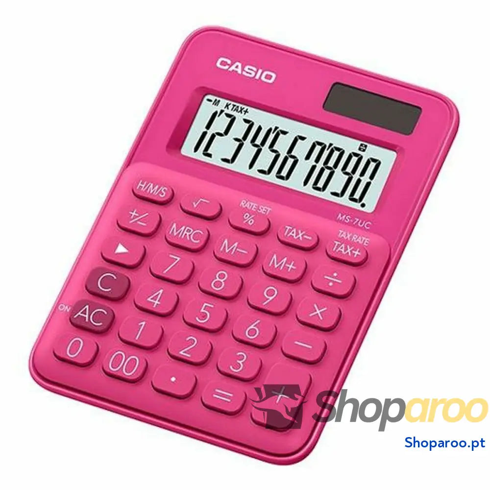 Calculadora Casio MS-7UC-RD Vermelho