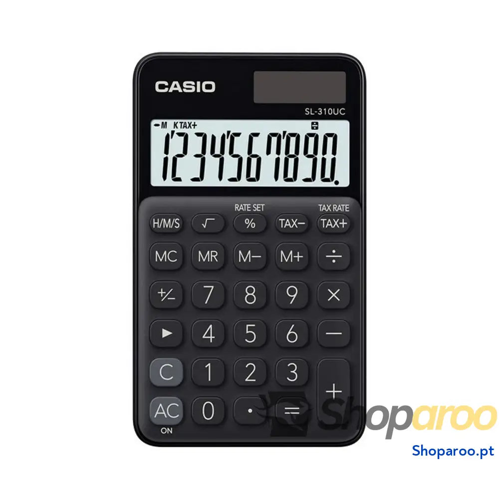 Calculadora Casio SL-310UC-BK Preto Plástico