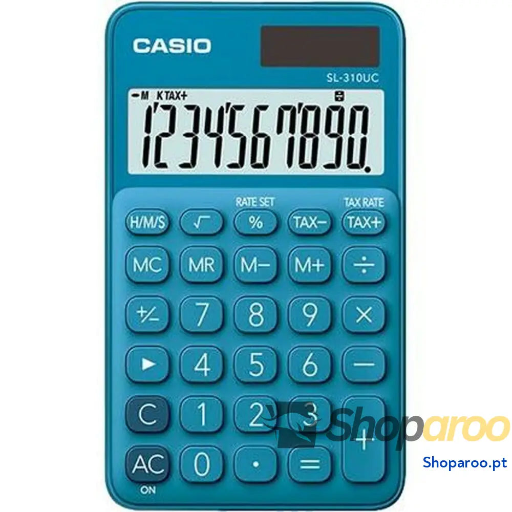Calculadora Casio SL-310UC-BU Azul Plástico 7 x 0,8 x 11,8 cm