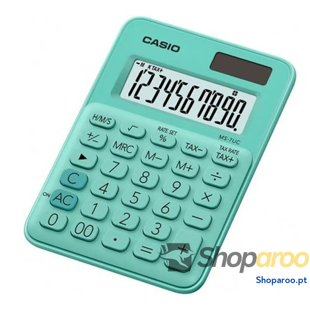 Calculadora Casio Verde