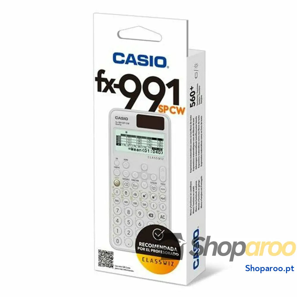 Calculadora Científica Casio Azul Branco