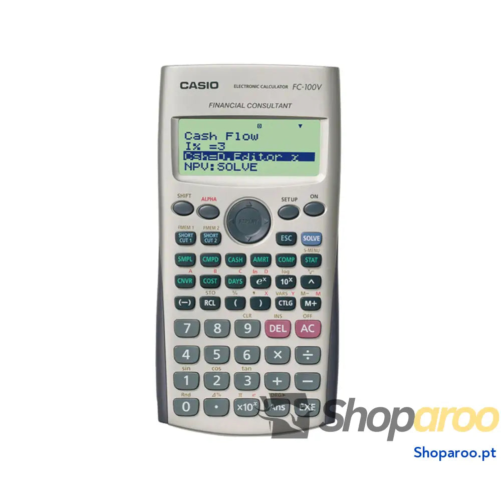 Calculadora Científica Casio FC-100V Preto Cinzento