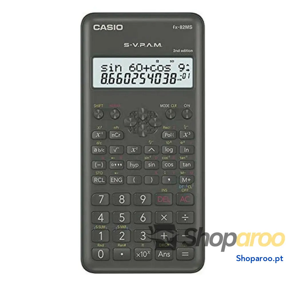 Calculadora Científica Casio FX-82 MS2 Preto Cinzento escuro Plástico
