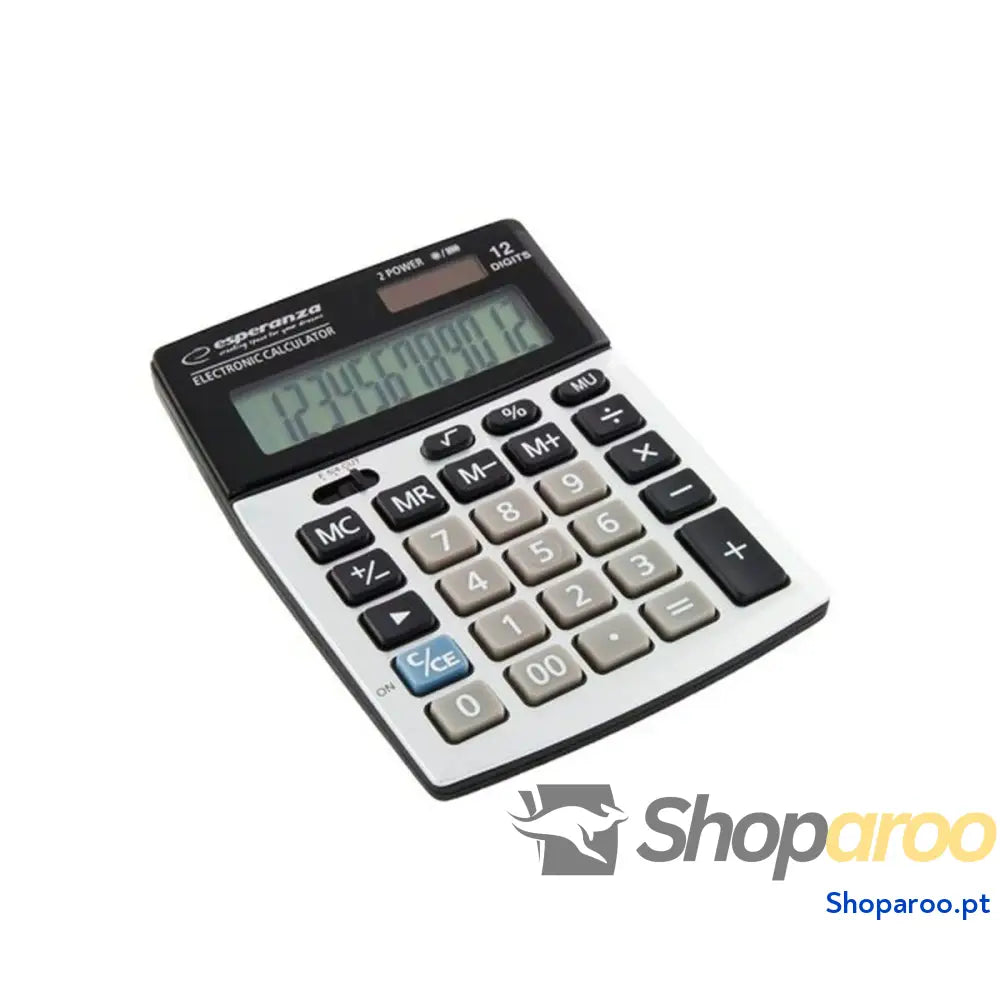 Calculadora Esperanza ECL102 Preto/Prateado