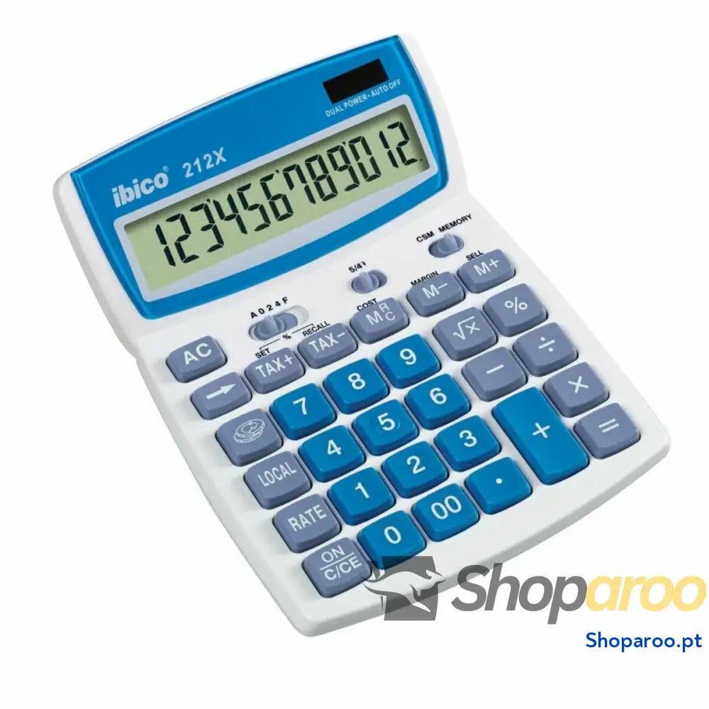 Calculadora Ibico    Azul Branco
